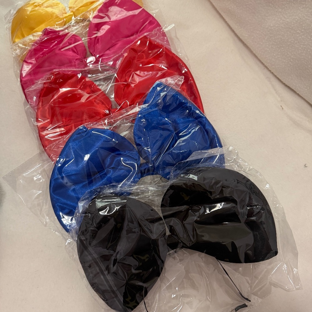 5 Bows, Giant size for costume or just fun! NIP